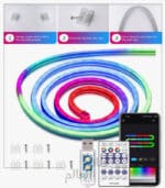 شريط إضاءة LED نيون بتقنية RGBIC - الصورة 4