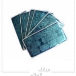 لوحة ختم أظافر كبير مستطيل بقاعدة
