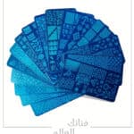 لوحة ختم أظافر كبير مستطيل بدون قاعدة