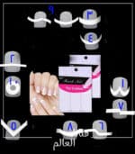 ⁦ملصقات أظافر فرنسية⁩ - الصورة ⁦2⁩