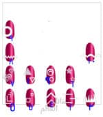 ⁦ملصقات أظافر فرنسية 2⁩ - الصورة ⁦2⁩