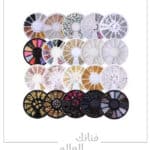 عجلات كريستال لتزيين الأظافر