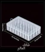 ⁦صندوق تنظيم خيوط الخياطة البلاستيكي الشفاف⁩ - الصورة ⁦2⁩